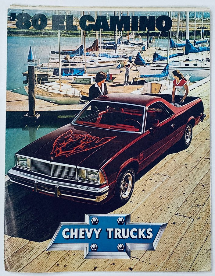 1980 Chevrolet Trucks El Camino Dealer Showroom Sales Brochure Guide Catalog