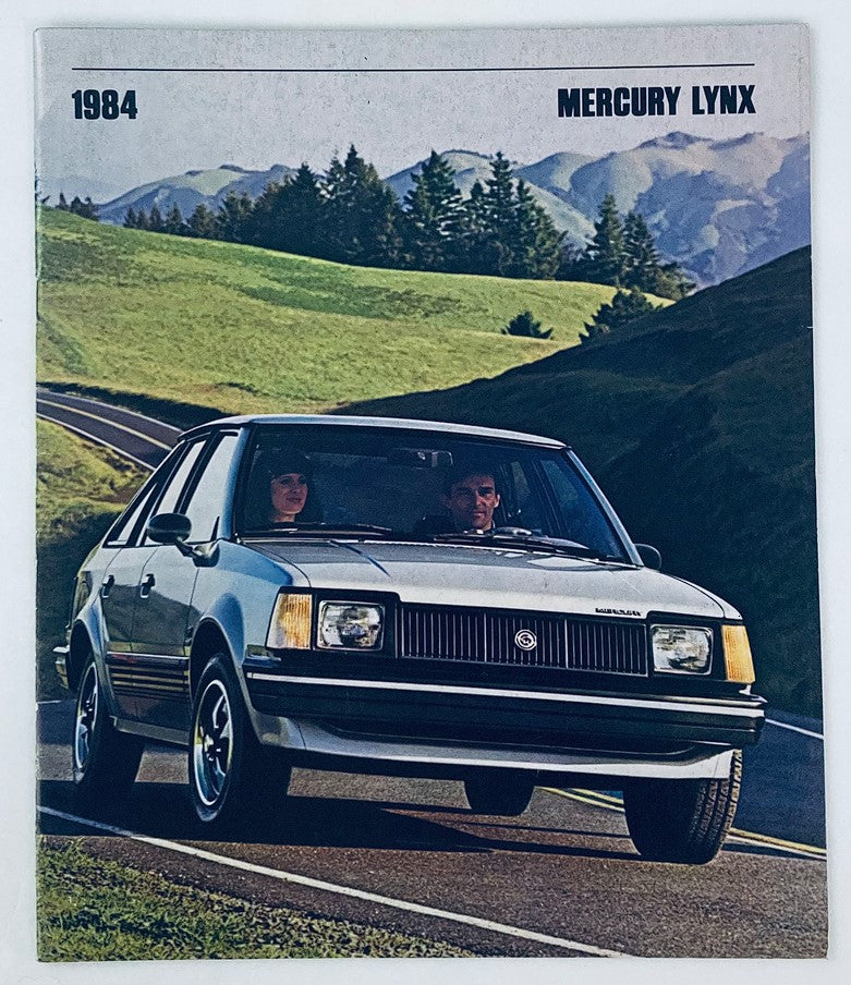 1984 Mercury Lynx Full Line Dealer Showroom Sales Brochure Guide Catalog