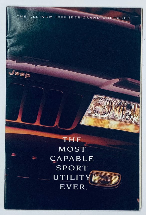 1999 Jeep Grand Cherokee Dealer Showroom Sales Brochure Guide Catalog