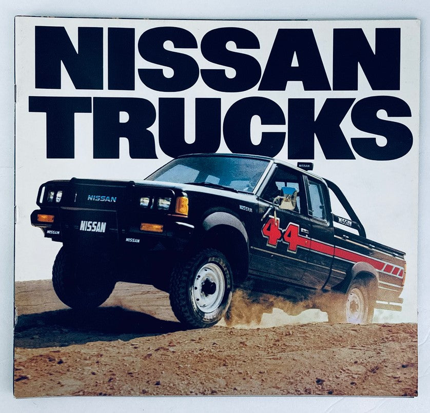 1984 Nissan Trucks Dealer Showroom Sales Brochure Guide Catalog