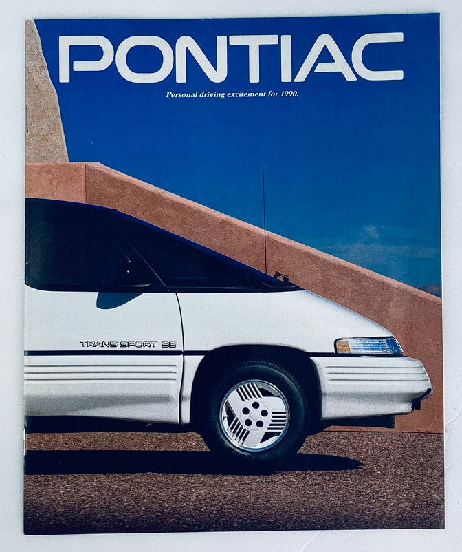 1990 Pontiac Trans Sport SE Dealer Showroom Sales Brochure Guide Catalog