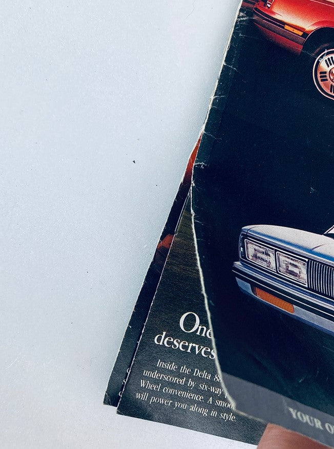 1980s Oldsmobile Lineup Dealer Showroom Sales Brochure Guide Catalog