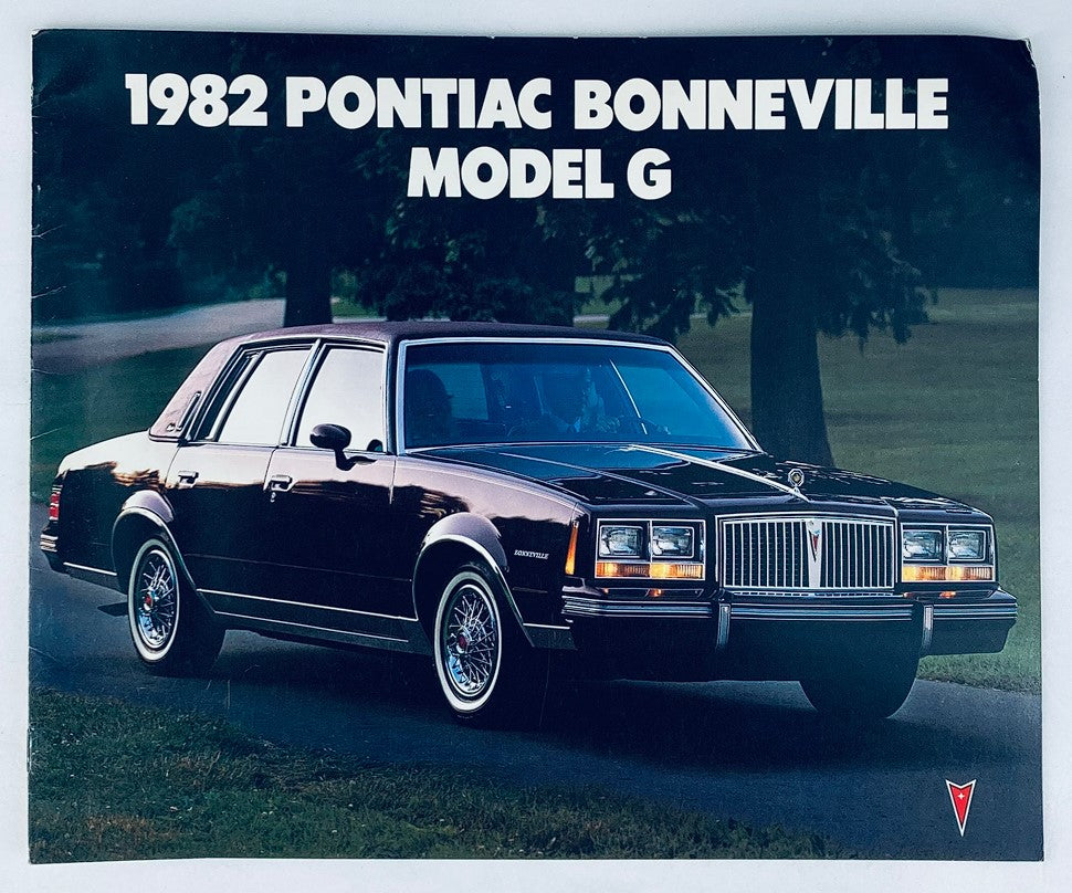 1982 Pontiac Bonneville Model G Dealer Showroom Sales Brochure Guide Catalog