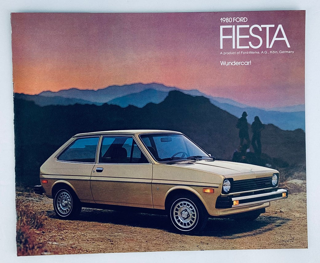 1980 Ford Fiesta Dealer Showroom Sales Brochure Guide Catalog