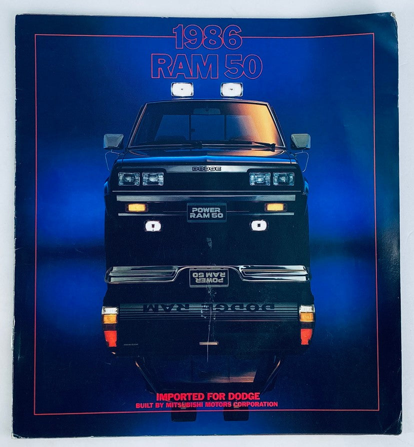 1986 Dodge Ram 50 Dealer Showroom Sales Brochure Guide Catalog