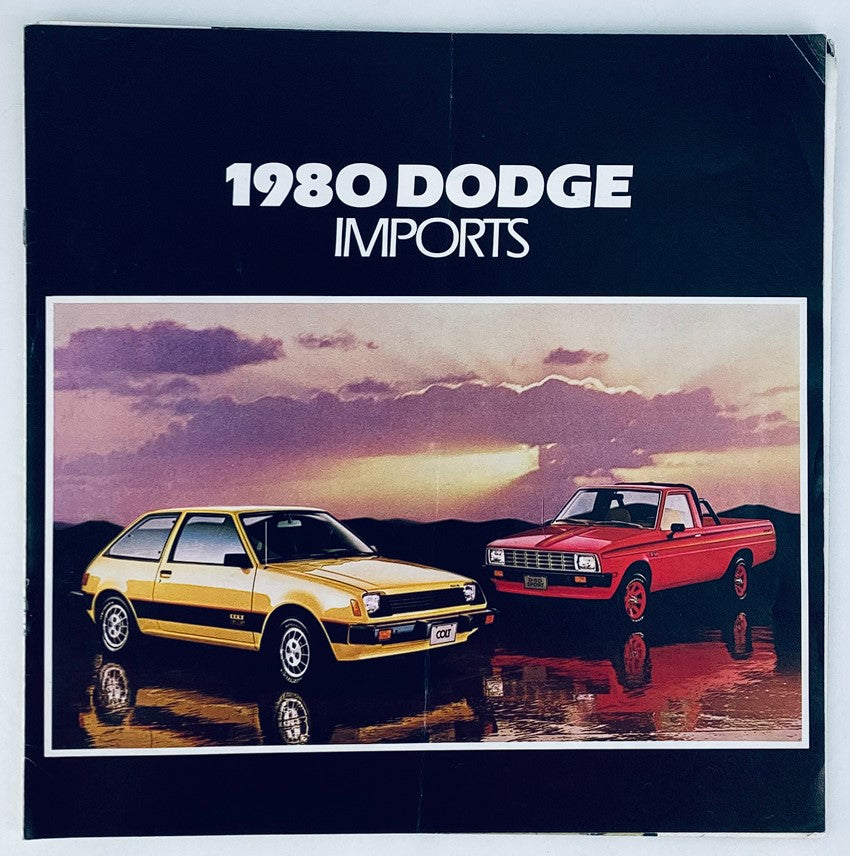 1980 Dodge Imports Lineup Dealer Showroom Sales Brochure Guide Catalog