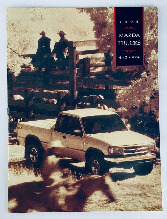 1994 Mazda Trucks 4x2 4x4 Dealer Showroom Sales Brochure Guide Catalog