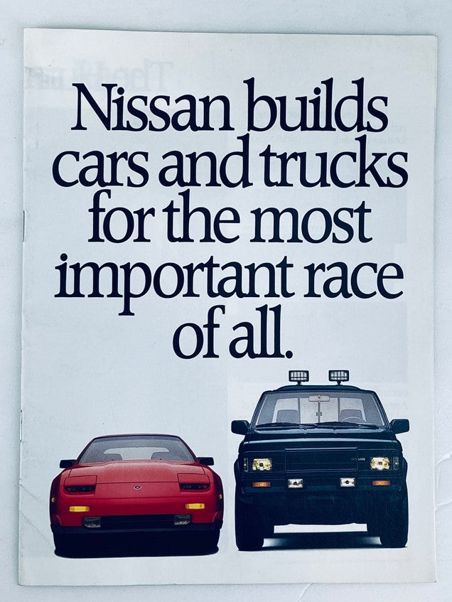 1988 Nissan Lineup Dealer Showroom Sales Brochure Guide Catalog