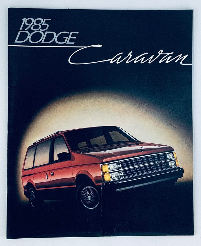 1985 Dodge Caravan Lineup Dealer Showroom Sales Brochure Guide Catalog