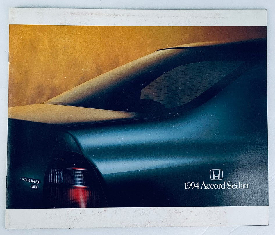 1994 Honda Accord Sedan Dealer Showroom Sales Brochure Guide Catalog