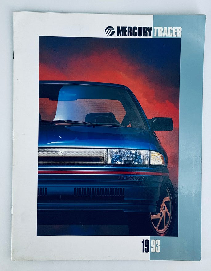 1993 Mercury Tracer Dealer Showroom Sales Brochure Guide Catalog