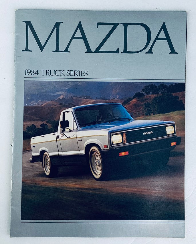 1984 Mazda Truck Series Dealer Showroom Sales Brochure Guide Catalog