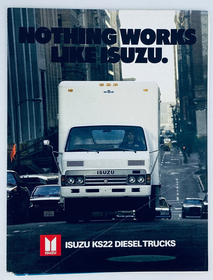 1984 Isuzu K22 Diesel Trucks Dealer Showroom Sales Brochure Guide Catalog