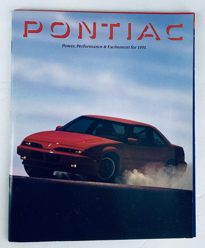 1991 Pontiac Lineup Dealer Showroom Sales Brochure Guide Catalog