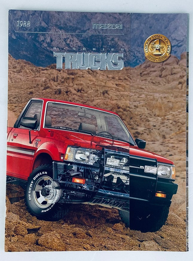 1988 Mazda S-Series Trucks Dealer Showroom Sales Brochure Guide Catalog