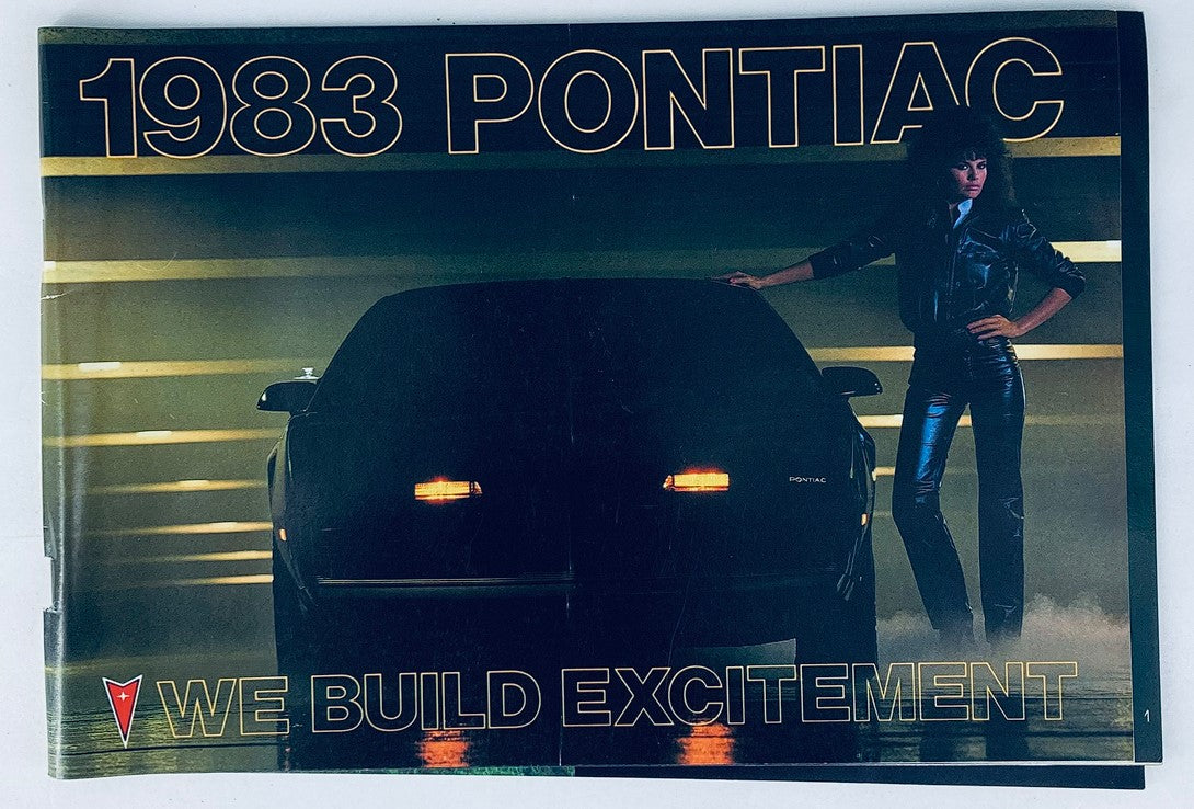 1983 Pontiac Lineup Dealer Showroom Sales Brochure Guide Catalog