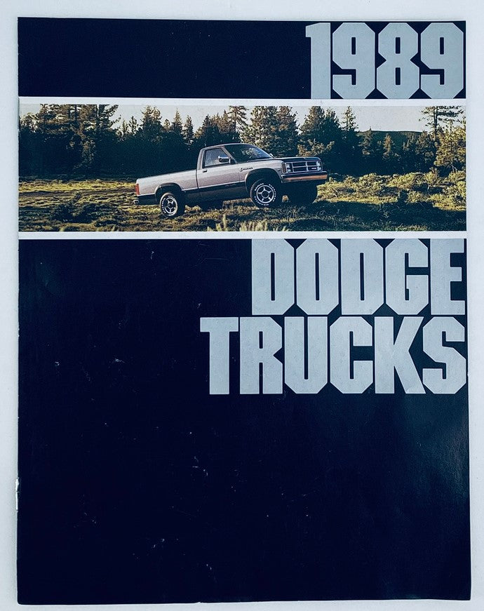 1989 Dodge Trucks Lineup Dealer Showroom Sales Brochure Guide Catalog