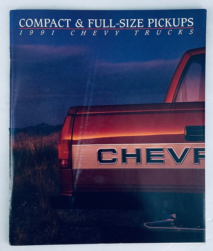 1991 Chevrolet Trucks Compact Dealer Showroom Sales Brochure Guide Catalog