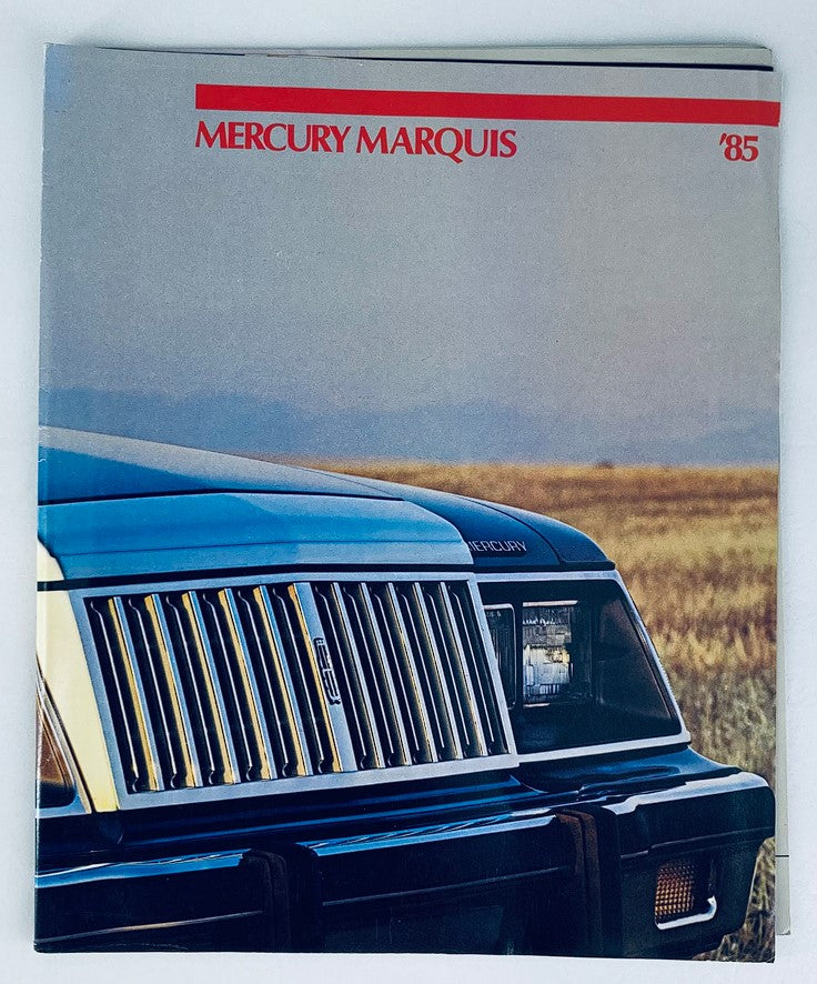 1985 Mercury Marquis Dealer Showroom Sales Brochure Guide Catalog