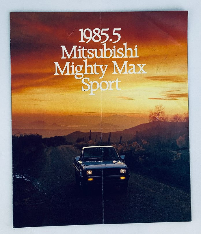 1985 Mitsubishi Mighty Max Sport Dealer Showroom Sales Brochure Guide Catalog