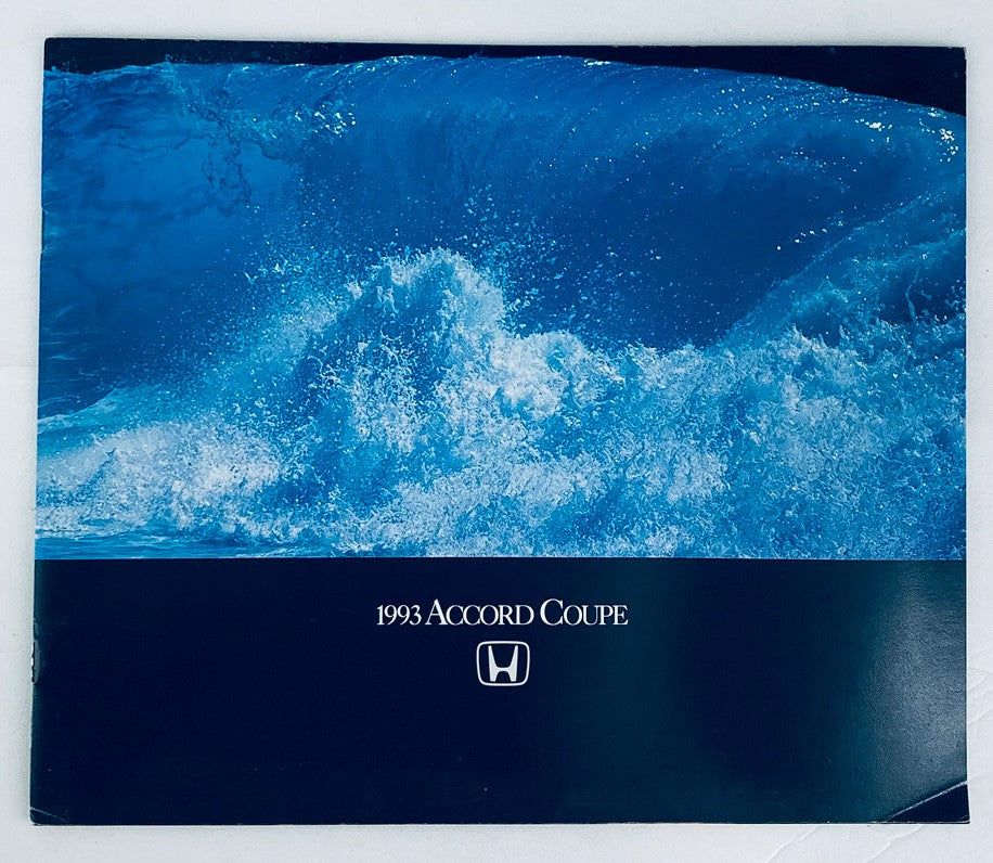 1993 Honda Accord Coupe Dealer Showroom Sales Brochure Guide Catalog