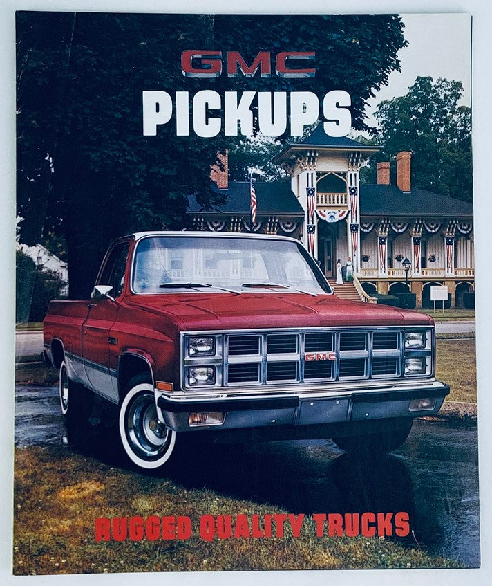 1981 GMC Pickups Lineup Dealer Showroom Sales Brochure Guide Catalog