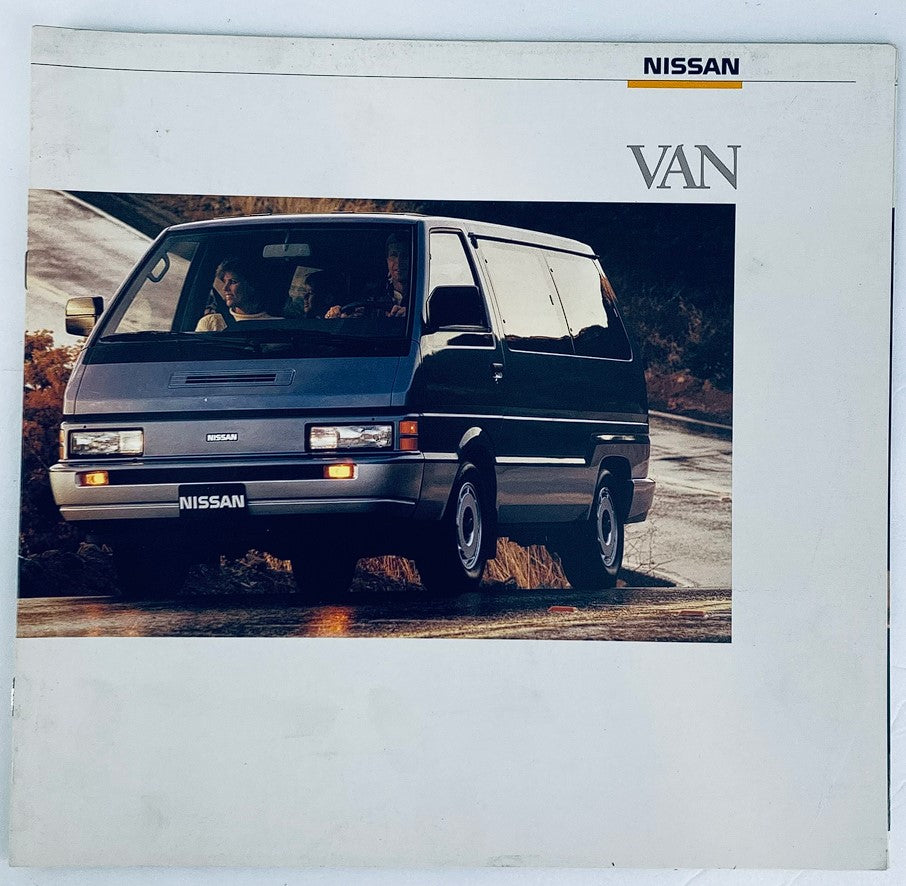 1988 Nissan Van Dealer Showroom Sales Brochure Guide Catalog