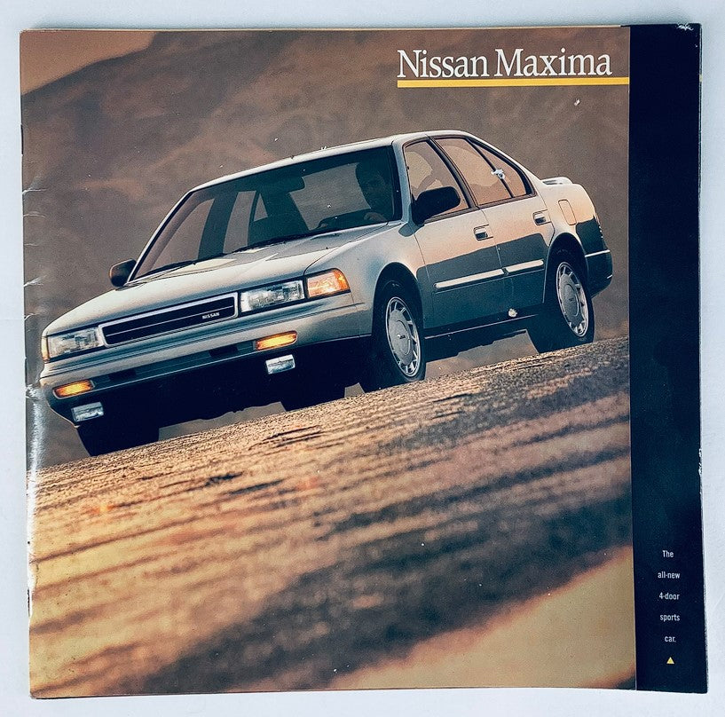 1989 Nissan Maxima Dealer Showroom Sales Brochure Guide Catalog