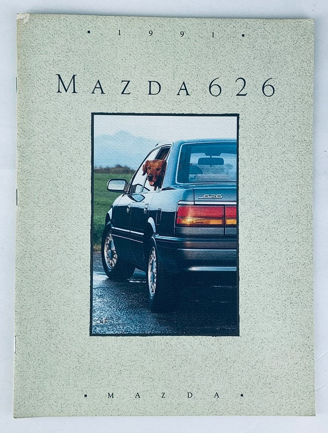 1991 Mazda 626 Dealer Showroom Sales Brochure Guide Catalog