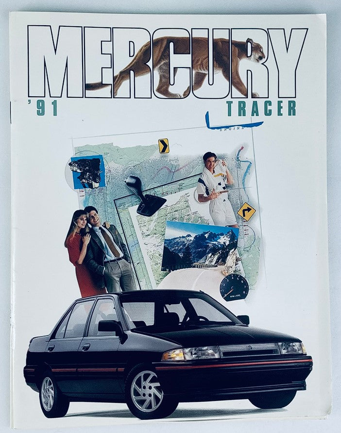 1992 Mercury Tracer Dealer Showroom Sales Brochure Guide Catalog