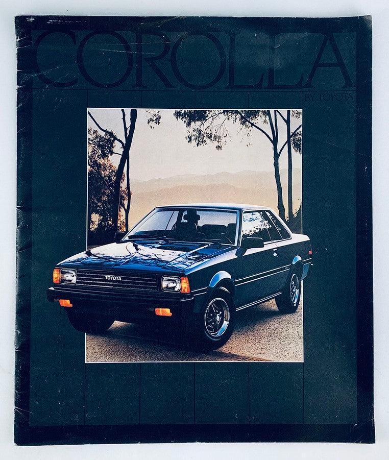 1983 Toyota Corolla Lineup Dealer Showroom Sales Brochure Guide Catalog