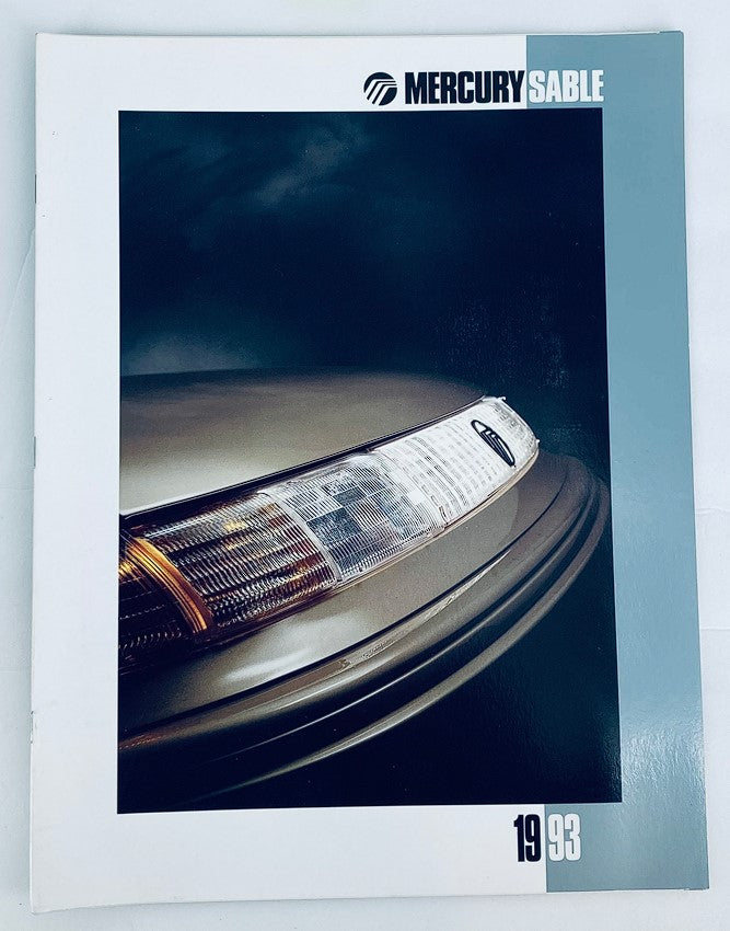 1993 Mercury Sable Dealer Showroom Sales Brochure Guide Catalog