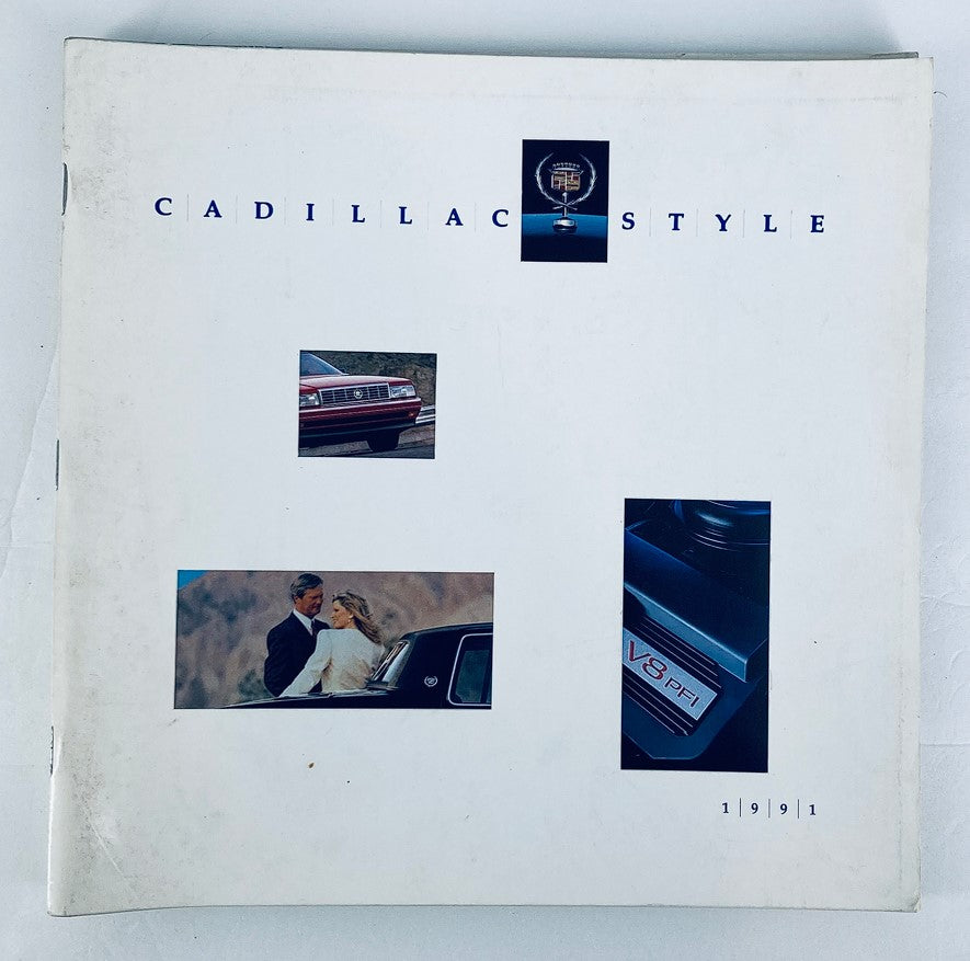 1991 Cadillac Style Lineup Dealer Showroom Sales Brochure Guide Catalog