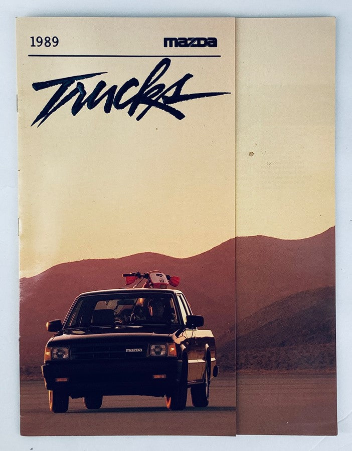 1989 Mazda Trucks Dealer Showroom Sales Brochure Guide Catalog