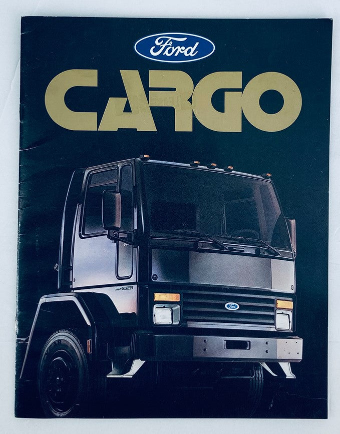 1986 Ford Cargo Truck Dealer Showroom Sales Brochure Guide Catalog