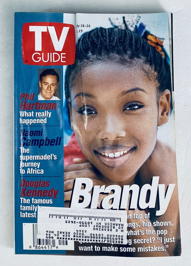 TV Guide Magazine July 18 1998 Brandy and Phil Hartman NY Metro Ed.