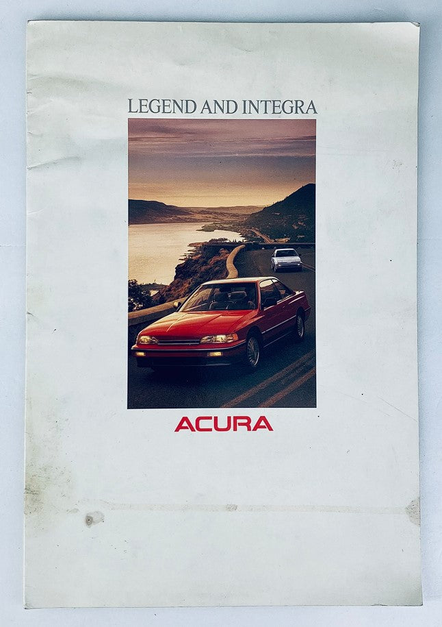 1989 Acura Lineup Dealer Showroom Sales Brochure Guide Catalog