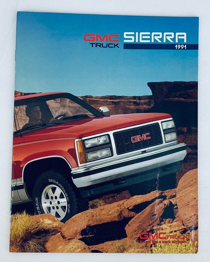 1991 GMC Truck Sierra Dealer Showroom Sales Brochure Guide Catalog