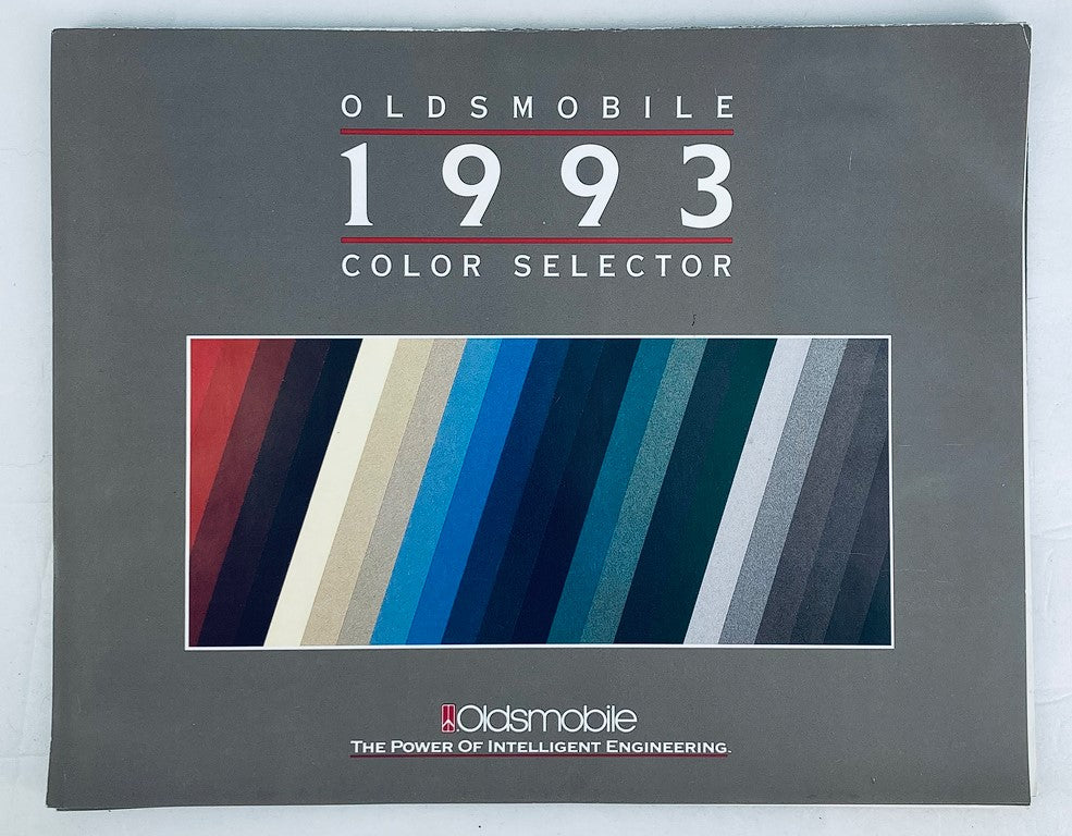 1993 Oldsmobile Color Selector Dealer Showroom Sales Brochure Guide Catalog