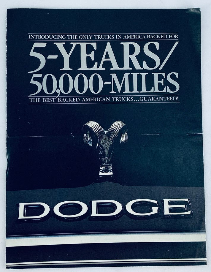 1985 Dodge Trucks Dealer Showroom Sales Brochure Guide Catalog