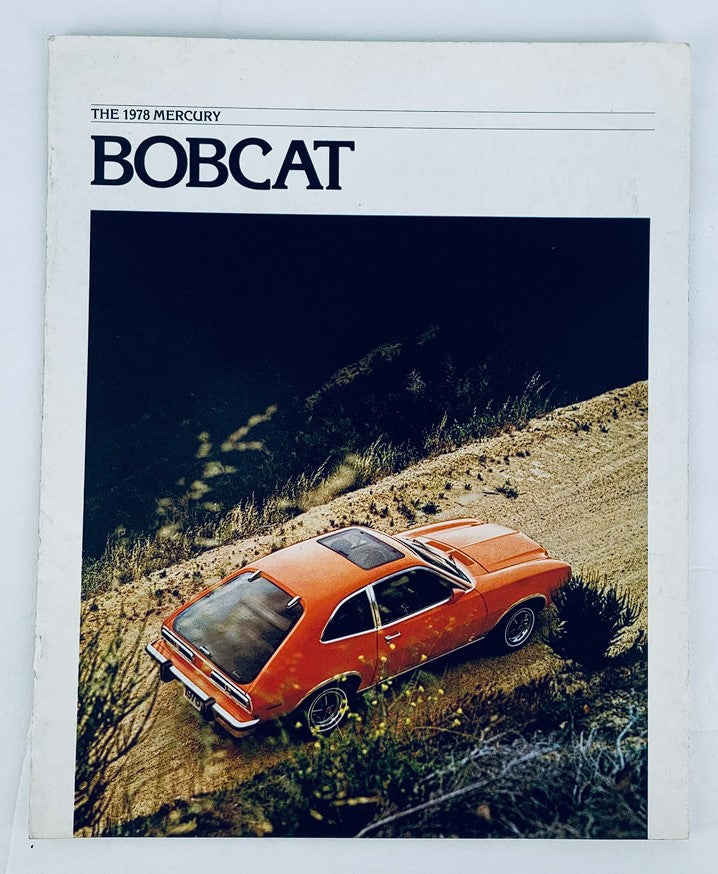 1978 Mercury Bobcat Dealer Showroom Sales Brochure Guide Catalog