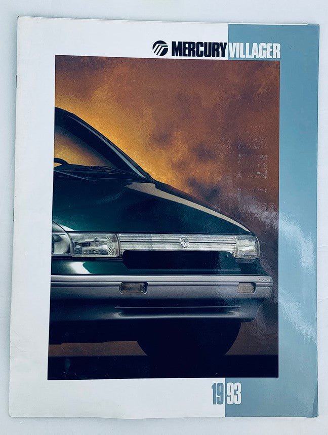 1993 Mercury Villager Dealer Showroom Sales Brochure Guide Catalog