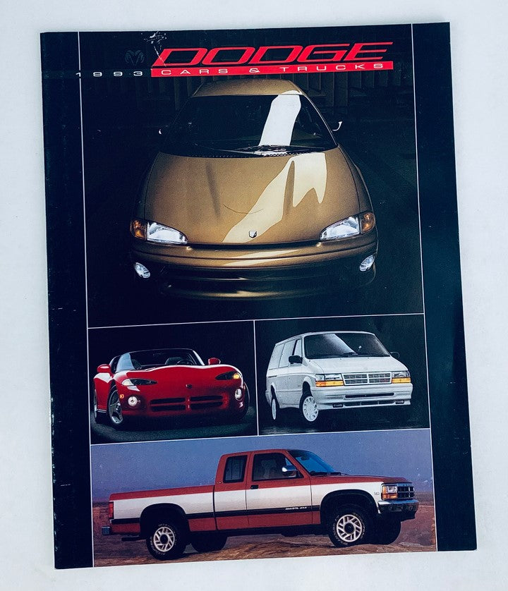 1993 Dodge Cars & Trucks Dealer Showroom Sales Brochure Guide Catalog