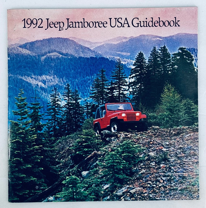 1992 Jeep Jamboree USA Dealer Showroom Sales Brochure Guide Catalog