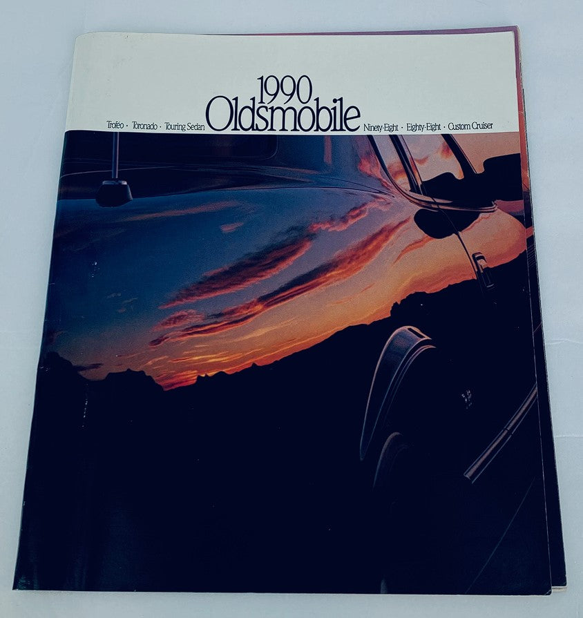 1990 Oldsmobile Touring Sedan Dealer Showroom Sales Brochure Guide Catalog