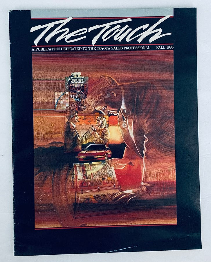 1985 Toyota The Touch Dealer Showroom Sales Brochure Guide Catalog