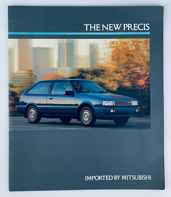 1987 Mitsubishi Precis Dealer Showroom Sales Brochure Guide Catalog