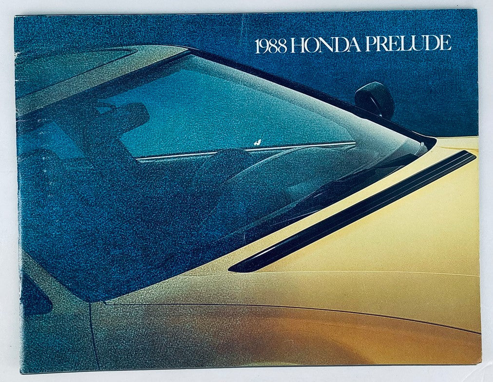 1988 Honda Prelude Lineup Dealer Showroom Sales Brochure Guide Catalog