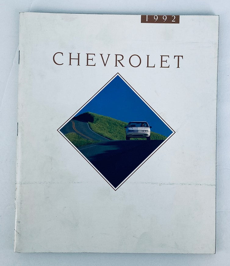 1992 Chevrolet Lineup Dealer Showroom Sales Brochure Guide Catalog