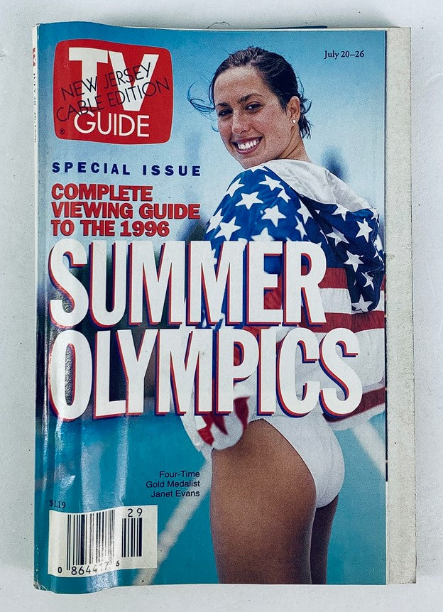 TV Guide Magazine July 20 1996 Gold Medalist Janet Evans NY Metro Ed. No Label